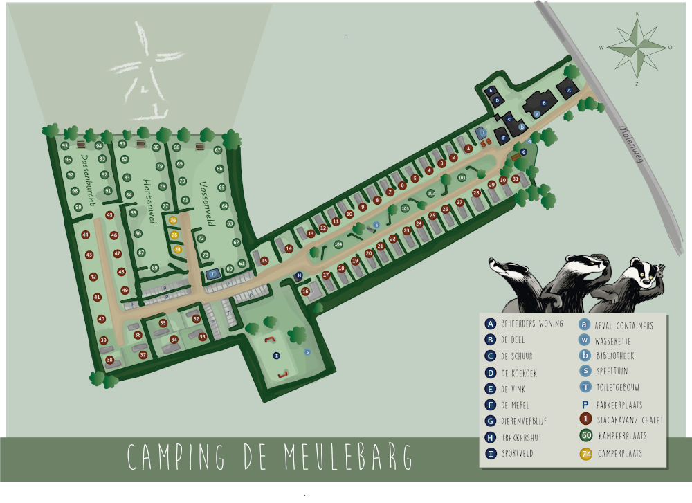 plattegrond camping